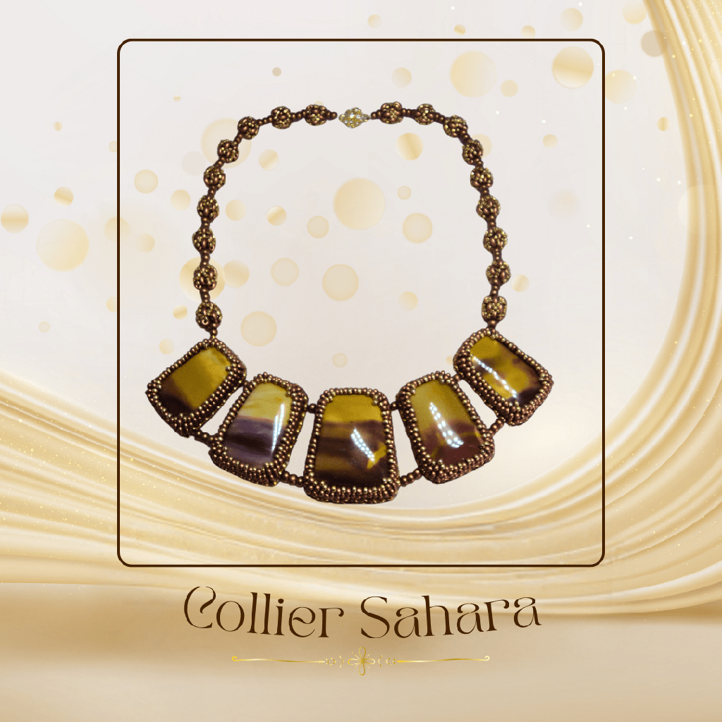 Collier Tissé - Sahara