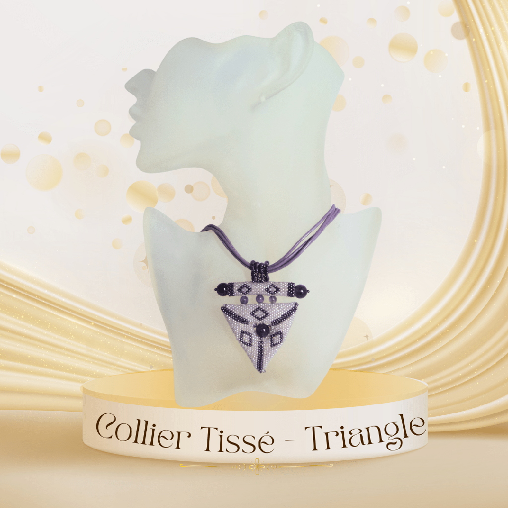 Collier Tissé - Triangle