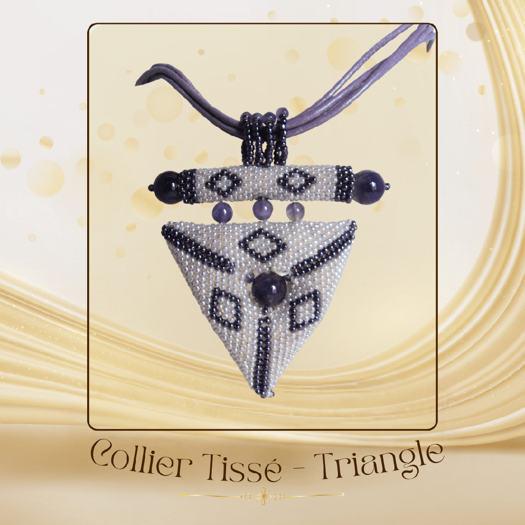 Collier Tissé - Triangle