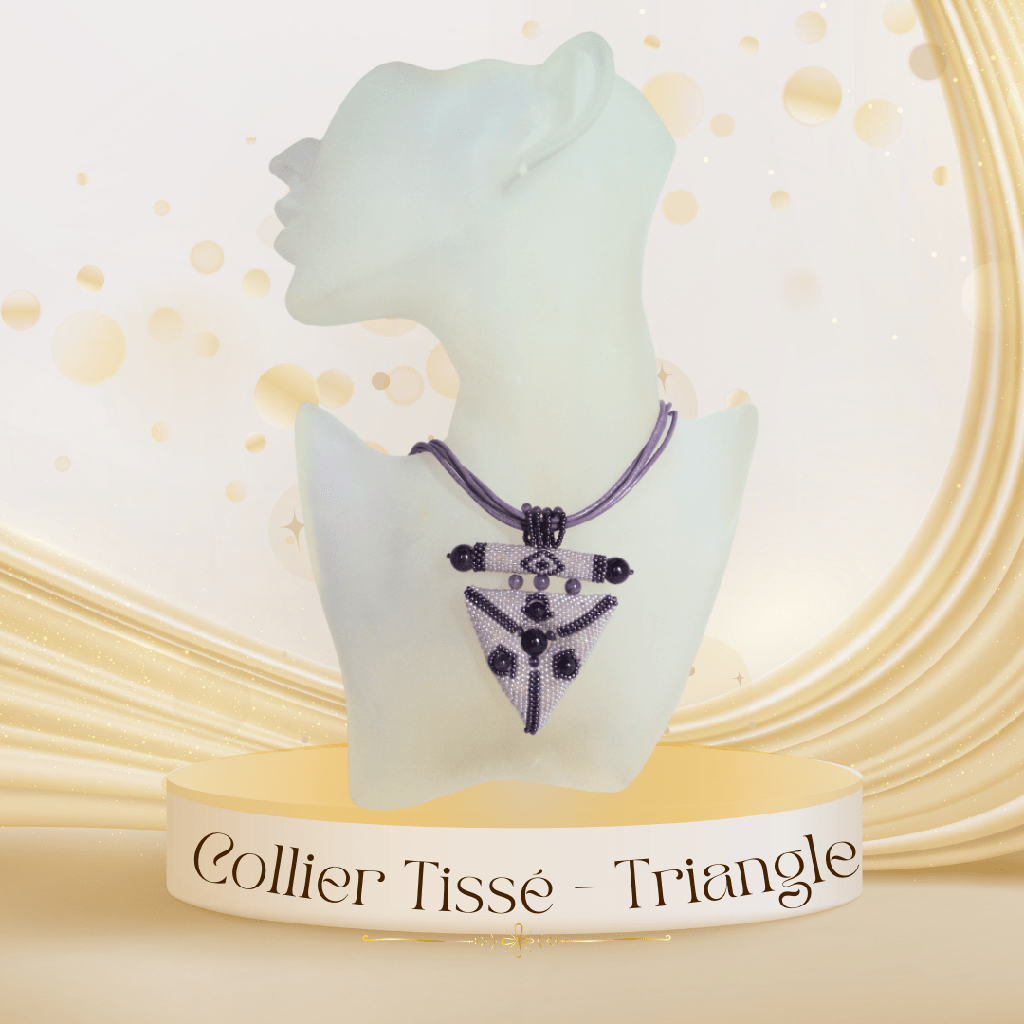 Collier Tissé - Triangle