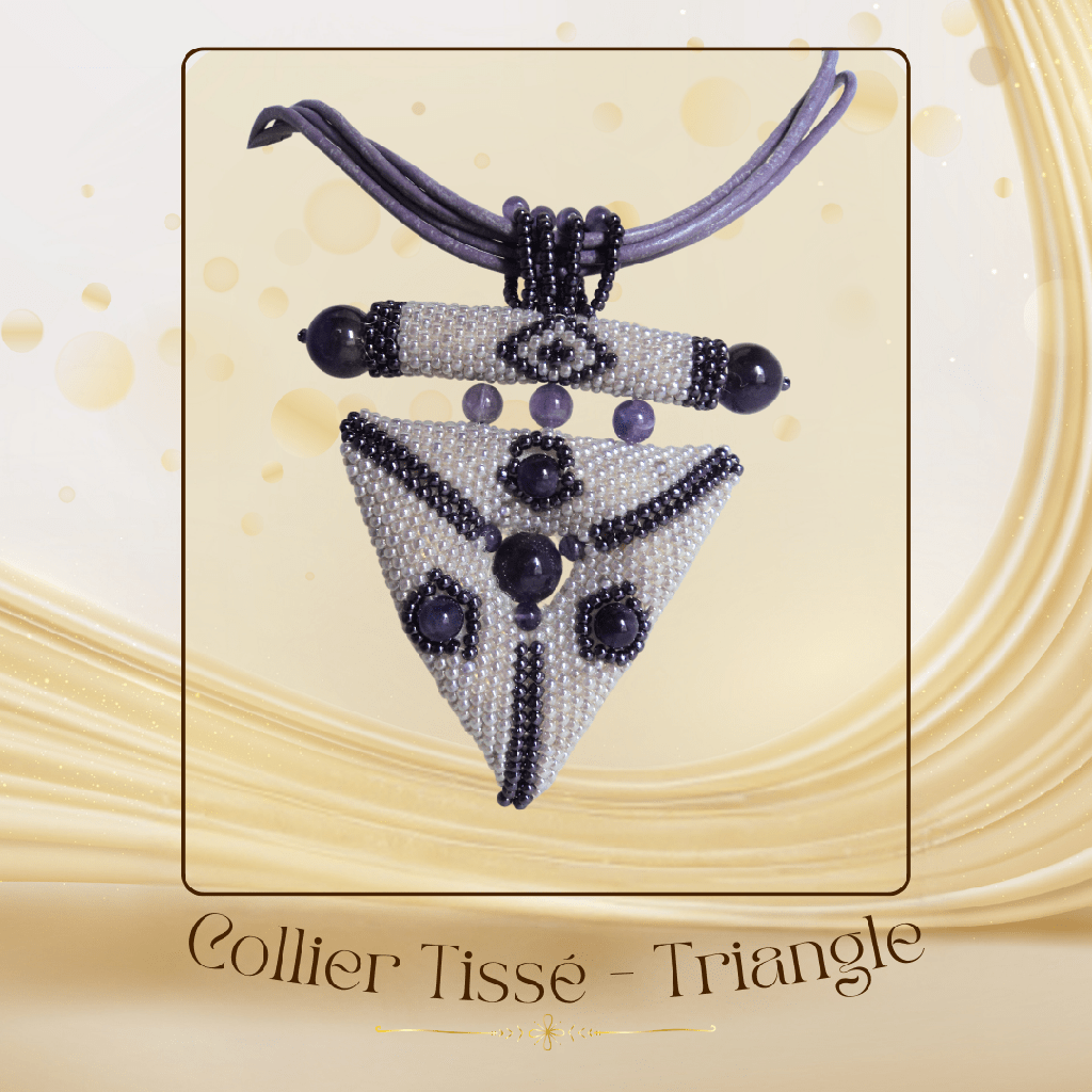 Collier Tissé - Triangle