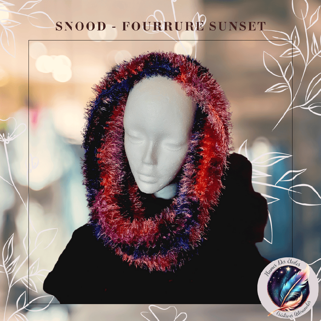 Snood - Fourrure Sunset