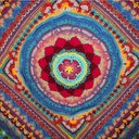 Couverture au crochet - Mandala