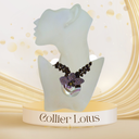 Collier Tissé - Lotus