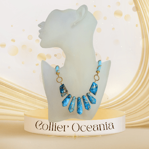 [BIJ13COL004] Collier Brodé - Océania