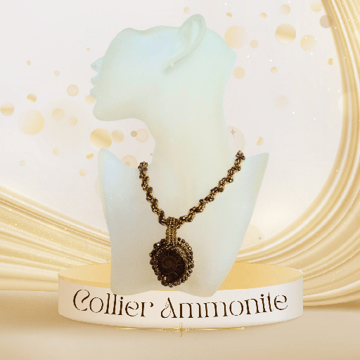 [BIJ14COL003] Collier Tissé - Ammonite