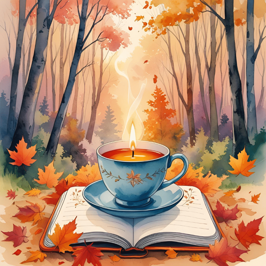 Plonge dans la douce atmosphère de l’automne, saison parfaite pour ralentir, réfléchir et nourrir ta créativité intérieure. Laisse-toi inspirer par ce moment.