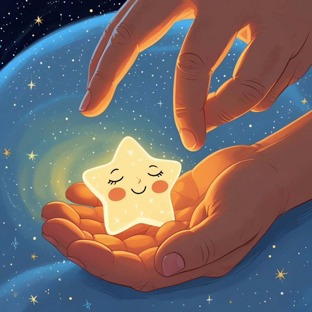 🌌 Un conte doux comme un rêve, pour se souvenir que même dans l’ombre… une étoile veille.